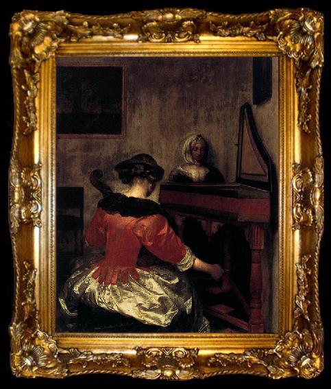 framed  Gerard ter Borch the Younger The Concert, ta009-2